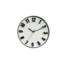 RELOJ PARED 28 CM. ARO NEGRO