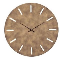 RELOJ PARED METALICO BRONCE 55 CM.