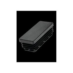 REMATE PVC COLOR NEGRO POSTE 60X40X1,5MM.