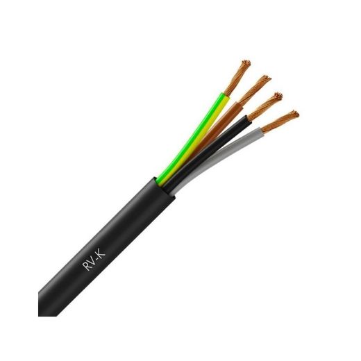 REVIFLEX RV-K 0,6/1KV 4G1,5 NG R100 CPR NEGRO