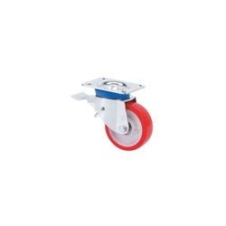 R.GIR.PLACA FRENO 10TVFD100-PO NYLON BLANCO-POLIUR.ROJO EJE LISO