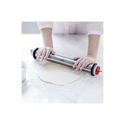RODILLO AMASAR INOX CON ANILLAS 34CM