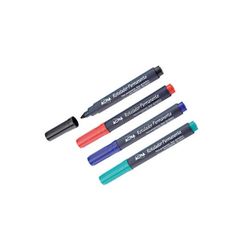 ROTULADOR DE TINTA PERMANENTE "ACHA". FINO-PUNTA REDONDA VERDE VERDE