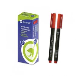 ROTULADOR PERMANENTE M 1,0 MM. ROJO