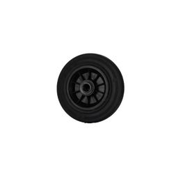 RUEDA CARRO LAG 13136 CAUCHO NEGRO 205KG