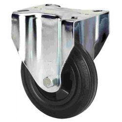 RUEDA FIJA 17ZV125-PSN GOMA NEGRA