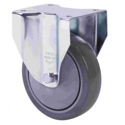 RUEDA FIJA 17ZVL100CP-PUISB POLIP.-POLIUR.GRIS EJE BOLAS