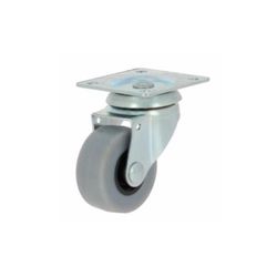 RUEDA GIRATORIA 10BSR30-PGI30 GOMA GRIS