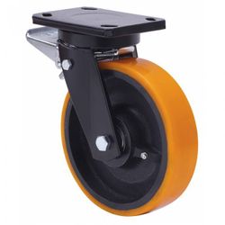 RUEDA GIRATORIA 10HLBFD200-HUB200 FRENO
