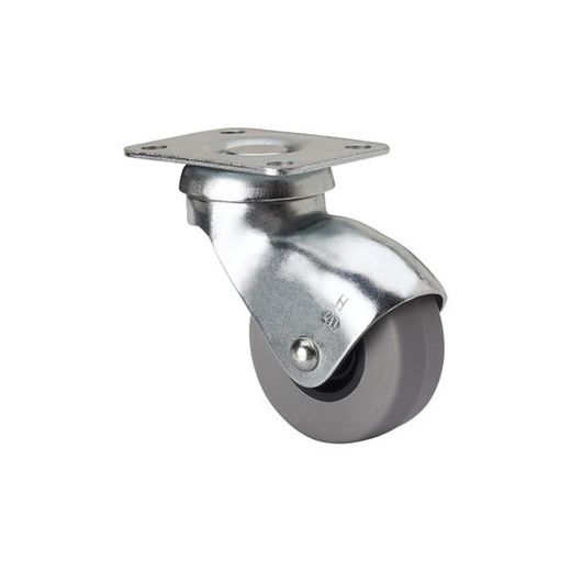 RUEDA GIRATORIA 10HSR30-PGI30 GOMA GRIS