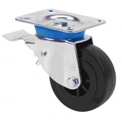 RUEDA GIRATORIA 10TVFD125-TPGN FRENO GOM