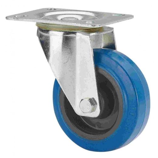 RUEDA GIRATORIA 121-125-1 G.AZUL ROD.