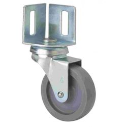 RUEDA GIRATORIA 16BSR60-BP PLAST.GRIS