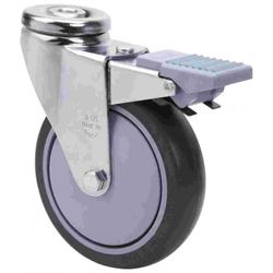 RUEDA GIRATORIA 20AFD125CP-PGAIB125 G.GRIS BOLAS FRENO