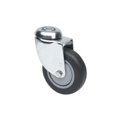 RUEDA GIRATORIA 20BH100CP-PGIB COJ.INS GOMA GRIS