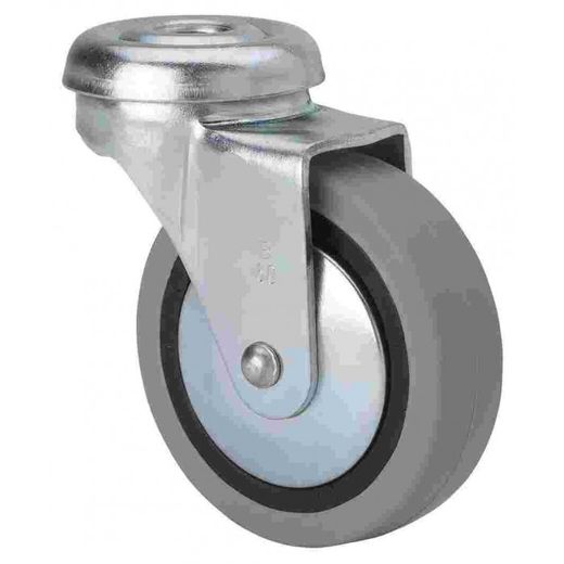 RUEDA GIRATORIA 21BSR50CP-PGI GOMA GRIS