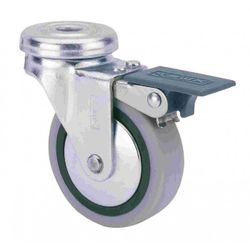 RUEDA GIRATORIA 21BSRFN60CP-PGI60 GOMA GRIS FRENO N.