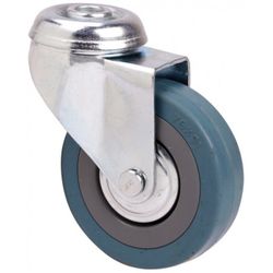 RUEDA GIRATORIA 310-075-4 CP GOMA GRIS