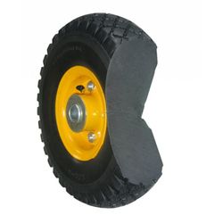RUEDA GOMA PU MET. 260MM
