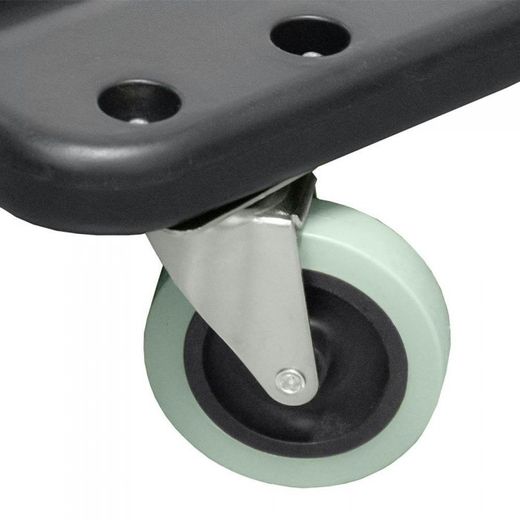 RUEDA PARA CAMILLA PLASTICO REF.52148 GRIS