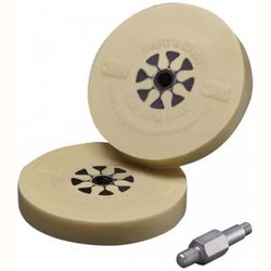 RUEDA REMOVEDORA BEIGE 100MMX16MM