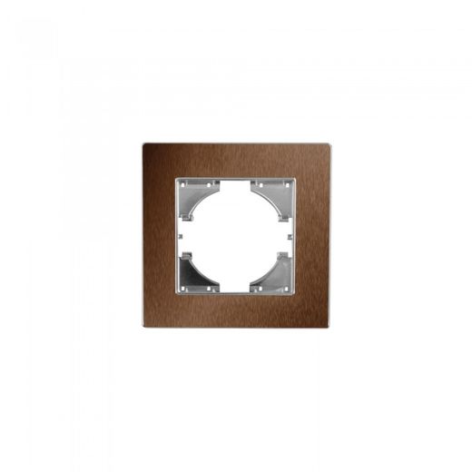S-EMPOT.ALUMINIO MARRON MARCO 1ELEMENTO