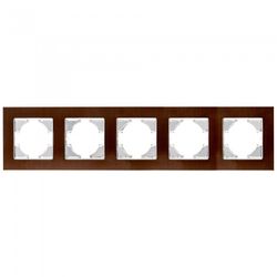 S-EMPOT.ALUMINIO MARRON MARCO 5ELEM.HORI