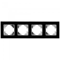 S-EMPOT.CRISTAL NEGRO MARCO 4ELEM.HORI