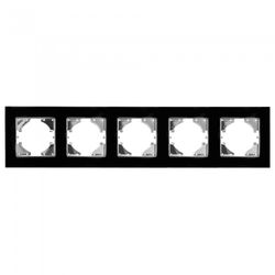 S-EMPOT.CRISTAL NEGRO MARCO 5ELEM.HORI