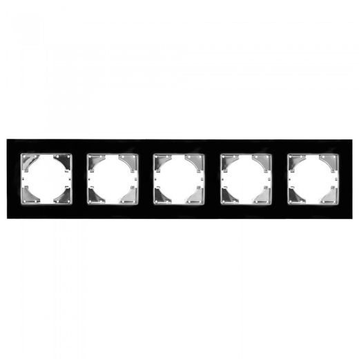 S-EMPOT.CRISTAL NEGRO MARCO 5ELEM.HORI