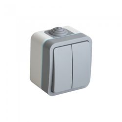S-SUPERFICIE LUXE IP54 DOBLE CONMUTADOR