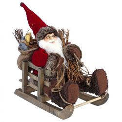 SANTA CLAUS EN TRINEO 30 CM