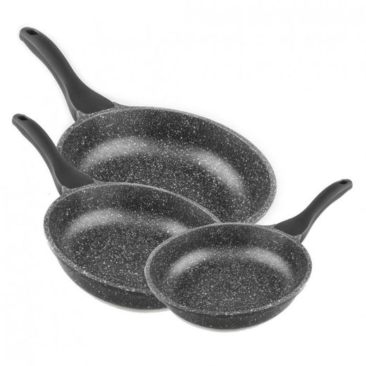 SARTEN ALUMINIO FUNDIDO PIEDRA SET 3 PS