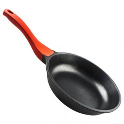 SARTEN ALUMINIO FUNDIDO XYLAN BLACK M/ROJO 24 CM