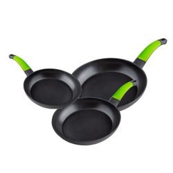 SARTEN ALUMINO F. XYLAN ECOLOGICA SET 3PCS.