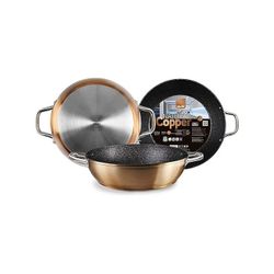SARTEN HONDA CON 2 ASAS NATURA COPPER 32