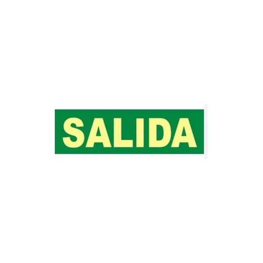 SEÑAL 297X105 CLASE B FOTOLUMINISCENTE SALIDA