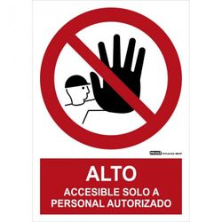 SEÑAL ACCESIBLE SOLO PERSONAL AUTORIZADO