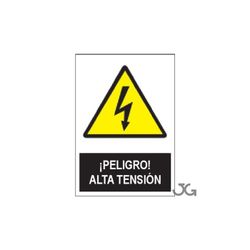 SEÑAL ADHESIVO PELIGRO ALTA TENS.10X15