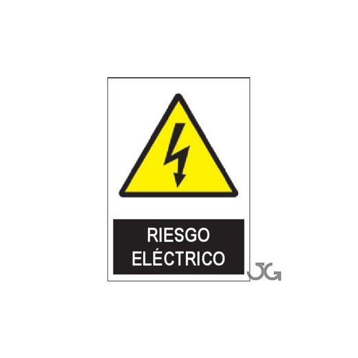 SEÑAL ADHESIVO RIESGO ELECTRICO 10X15