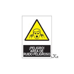 SEÑAL ATENCION AREA DE RUIDO PELIGRO
