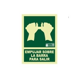 SEÑAL BARRA ANTIPANICO 297X210