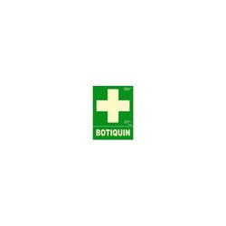 SEÑAL BOTIQUIN FOTOLUMINISCENTE PVC A-4