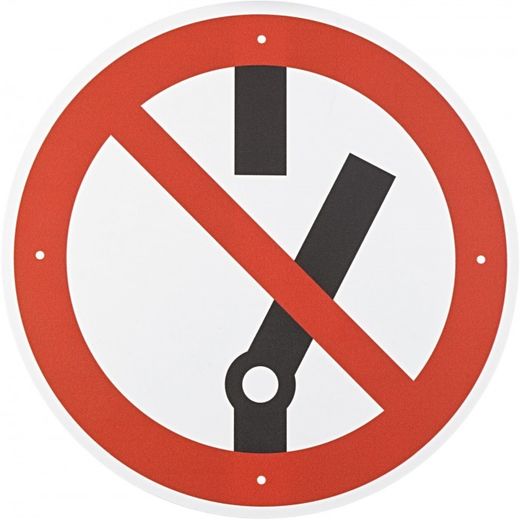 SEÑAL DE PROHIBICION, VDE 12193 VDE