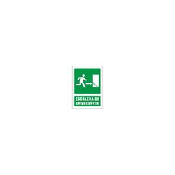 SEÑAL ESCALERA EMERGENCIA DERECHA 210X297MM