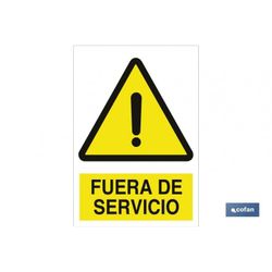SEÑAL FUERA DE SERVICIO 210X148MM
