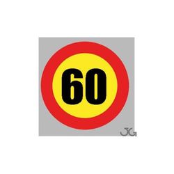 SEÑAL LIMITE VELOCIDAD 60KM/H