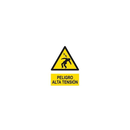 SEÑAL PELIGRO ALTA TENSION 210X290MM