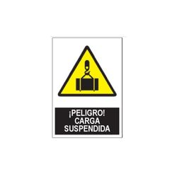 SEÑAL PELIGRO CARGA SUSPENDIDA