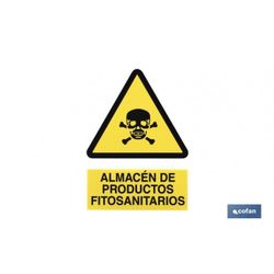 SEÑAL PELIGRO PRODUCTOS FITOSANITARIOS 210 X 148